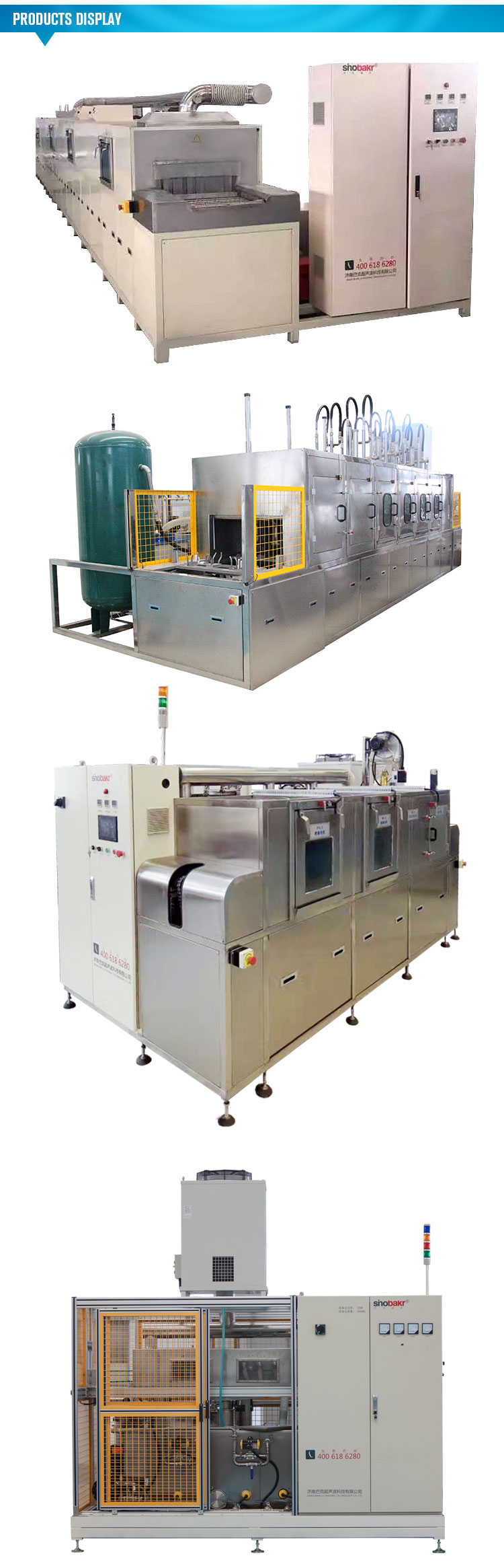 High Pressure Through Spray Cleaning Machine For Stainless Steel Tube